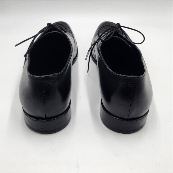 Ermegenegildo Zegna mens black leather lace - up dress loafers Sz 13 D main image 7